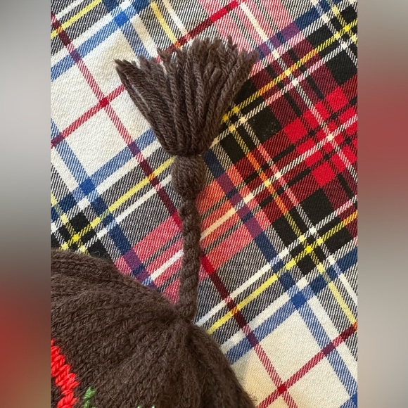 KATE SPADE NEW YORK “Under the Mistletoe” Brown Wool & Fleece Hat - Picture 6 of 13